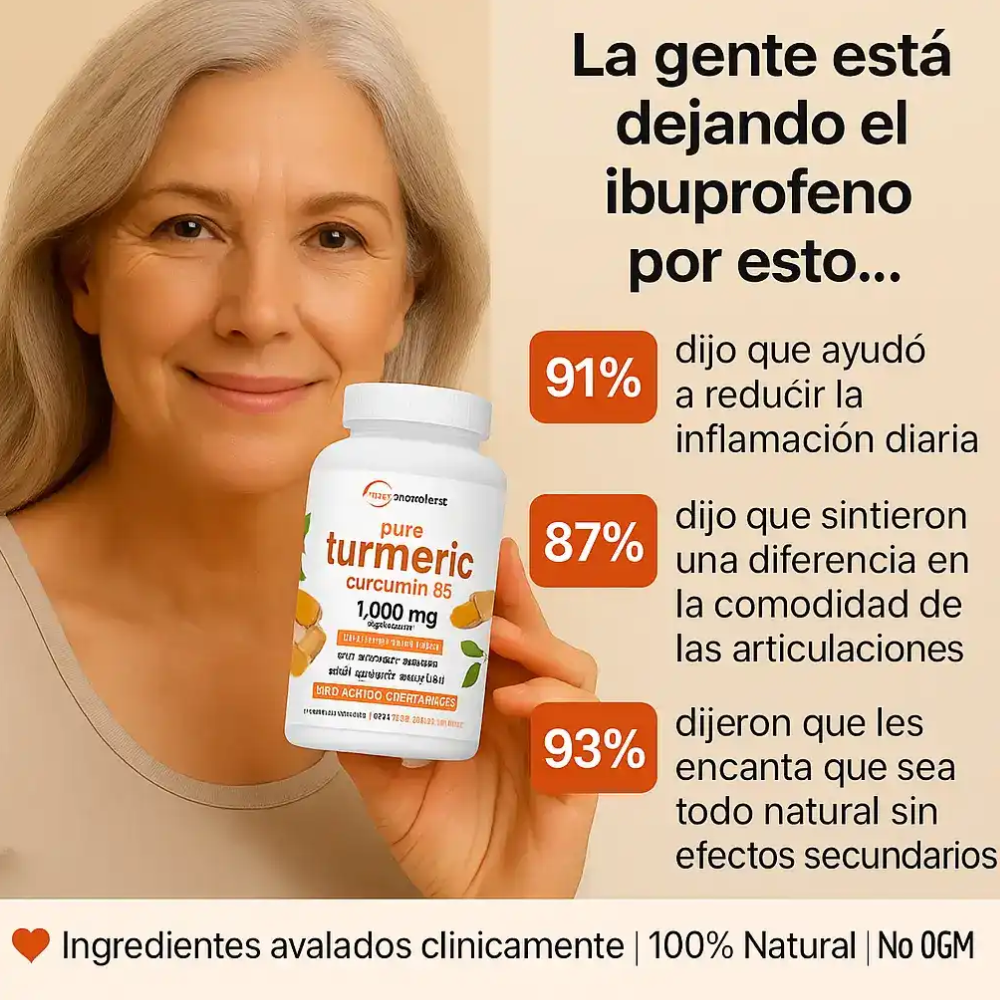 🌟Turmeric Curcumin CurcuLux™ — Cúrcuma Premium Importada para Energía y Bienestar Diario🌞🌿